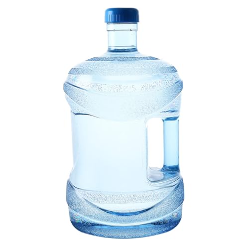 Wasserspender-Flasche, 7,5 l, Wasserkrug mit Griff, robuster Wasserbehälter mit Schraubverschluss, lebensmittelechter PC, versiegelter transparenter Wassertank für Zuhause, Wohnheim, Tee, Outdoor-Wass von HoveeLuty