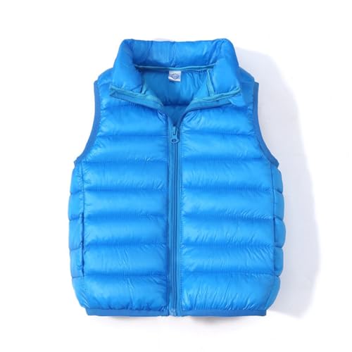 Hovershoes Kinderwesten Unisex Ärmellos Winddichte Daunenwesten Jungen Mädchen Leichte Weste Gepolsterte Winterweste Jacke Oberbekleidung mit Tasche für 3-10 Jahre von Hovershoes