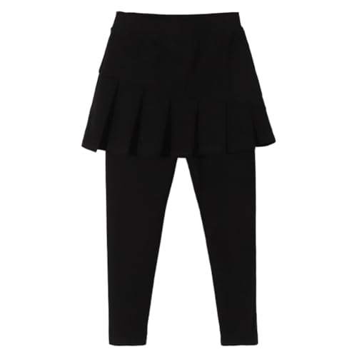 Hovershoes Mädchen Leggings mit Rüschen Tutu Rockhose Baumwoll Stretch Lässiger Hosenrock für den Alltag für Kleinkinder im Alter von 2-10 Jahren von Hovershoes