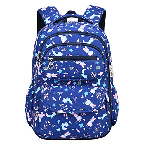 Hovkib Schulrucksack für Mädchen, Kinder Rucksack Grundschultaschen Kinderrucksack Studenten Schulranzen Leichte Büchertasche Druck Teenager Tagesrucksack für Alter 5-12 Jahre Hovkib Schulrucksack für Mädchen, Kinder Rucksack Grundschultaschen Kinderrucksack Studenten Schulranzen Leichte Büchertasche Druck Teenager Tagesrucksack für Alter 5-12 Jahre von Hovkib