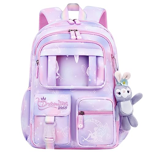 Schulrucksack für Mädchen, Kinder Grundschultaschen Leichte Rucksäcke Kinder Schulranzen Büchertasche Große Kapazität Schultasche Niedlicher Kinderrucksack für 5-12 Jahre Schulrucksack für Mädchen, Kinder Grundschultaschen Leichte Rucksäcke Kinder Schulranzen Büchertasche Große Kapazität Schultasche Niedlicher Kinderrucksack für 5-12 Jahre von Hovkib