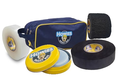 Howies Tape Set mit Wachs, Griptape Tasche, Stutzentape und Schlägertape schwarz Howies Tape Set mit Wachs, Griptape Tasche, Stutzentape und Schlägertape schwarz von Howies