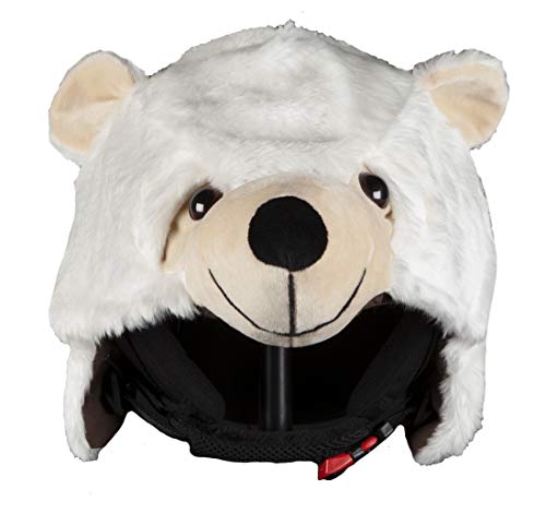 Hoxyheads Polarbär Polar Bear Skihelmüberzug für Kinder, Skifahrer, Einheitsgröße, Weiß, Kunststoff, Polyester Hoxyheads Polarbär Polar Bear Skihelmüberzug für Kinder, Skifahrer, Einheitsgröße, Weiß, Kunststoff, Polyester von Hoxyheads