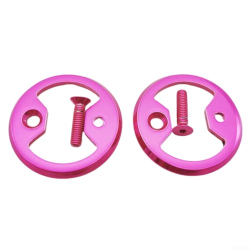Fahrradpedalplatte Bogen für Fahrrad mit Titanlegierung (Rosa) von HpLive