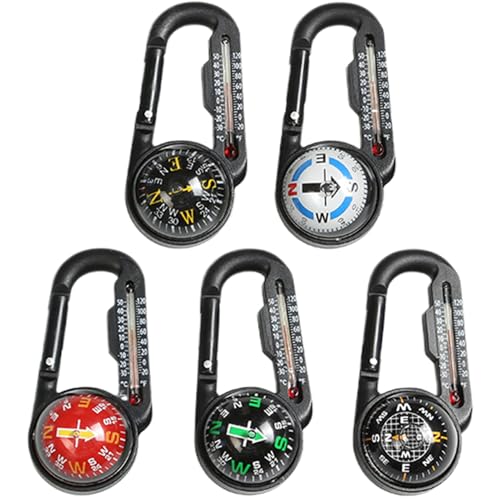 5pcs Compass Wanderüberleben, wasserdicht von Hperu