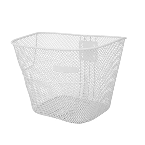 Fahrradkorb Fahrradkorb Fahrrad -Lenker Basket Metall Draht Klapprad Fahrrad vorne Hanges Korb weiß Fahrradkorb Fahrradkorb Fahrrad -Lenker Basket Metall Draht Klapprad Fahrrad vorne Hanges Korb weiß von Hperu