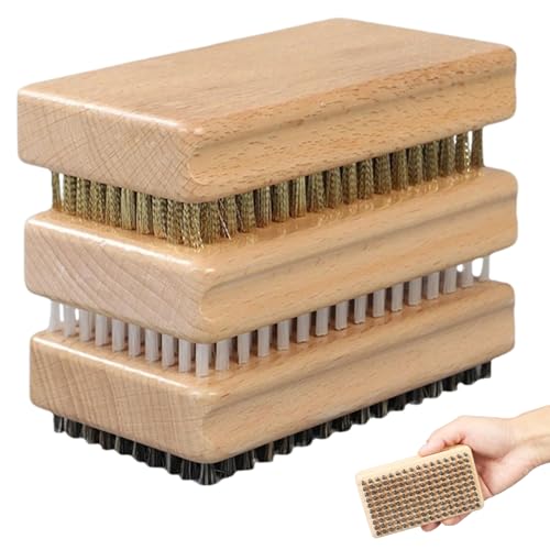 Hperu 3pcs Ski -Wachs -Kit Holz Snowboard -Wachs -Kit mit Nylonbürste, Pferdehaarpinsel, Messingbürste wiederverwendbar Hperu 3pcs Ski -Wachs -Kit Holz Snowboard -Wachs -Kit mit Nylonbürste, Pferdehaarpinsel, Messingbürste wiederverwendbar von Hperu