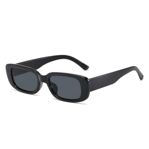 Hperu Frauen rechteckige Sonnenbrille stilvolle kleine Retro -UV -Schutzbrillen Brillen Schwarze Sonnenbrille Hperu Frauen rechteckige Sonnenbrille stilvolle kleine Retro -UV -Schutzbrillen Brillen Schwarze Sonnenbrille von Hperu