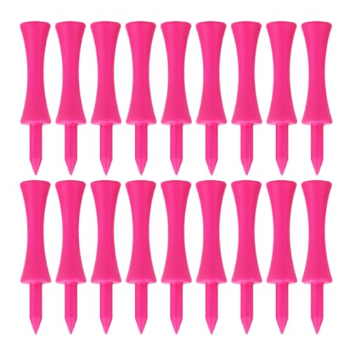 Hperu Übe Golf Tees Golf Tees Plastik Golf Tees Golfschloss Tees Golf Übung T -Shirt für Golfsteile 120pcs 57 mm von Hperu