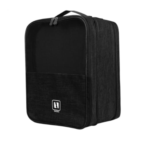 Koffer Aufbewahrungstasche Reiseschuhbeutel tragbare große Koffer Storage Bag Schuhe Organizer Beutel mit Griff für Business Trip Packing Black M von Hperu