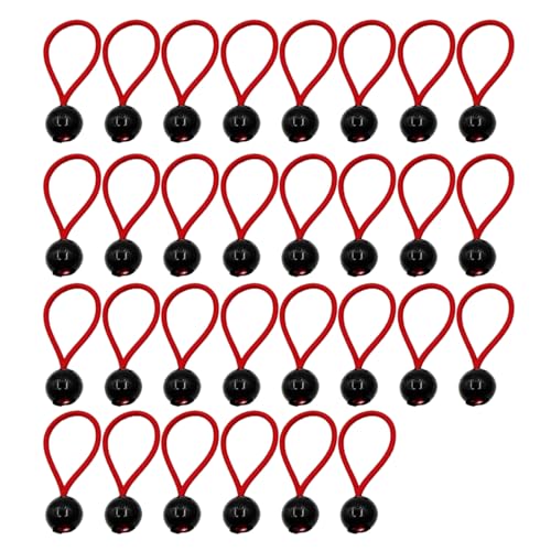 30 Stück Planen, Kugelspanner, strapazierfähig, Vordächer, Vordächer, elastische Spanngurte, wetterbeständig, Spanngurt von Hrtyvhin