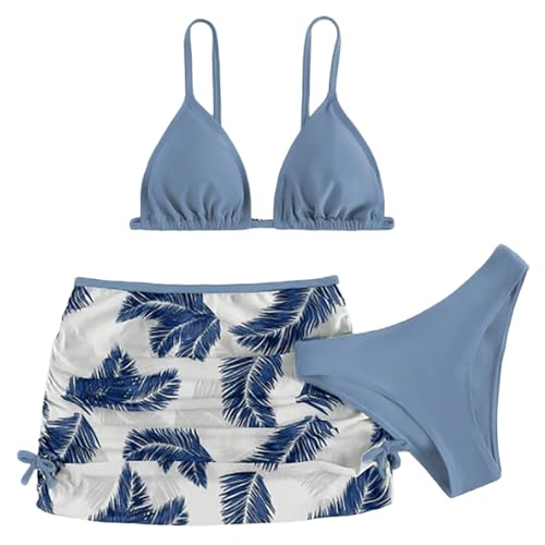 Hsternexy Bikini Mädchen 140, 3 Stück Mädchen Bikini Sets Einfarbiges Badeanzug Verstellbare Bikini Oberteil mit Triangel Bikinihose Und Kurz Shorts Sommer Strand Hawaiian Bademode Badebekleidung Hsternexy Bikini Mädchen 140, 3 Stück Mädchen Bikini Sets Einfarbiges Badeanzug Verstellbare Bikini Oberteil mit Triangel Bikinihose Und Kurz Shorts Sommer Strand Hawaiian Bademode Badebekleidung von Hsternexy