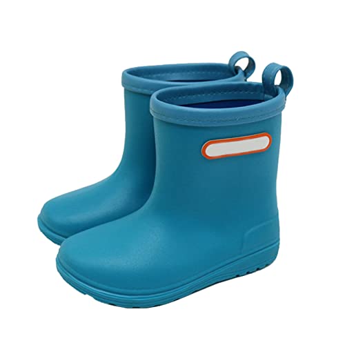 Reitstiefel Stiefel Kinder Mädchen Rutschfeste Regenschuhe Mädchen Jungen Wasserdicht Regenstiefel Kinder Kurz Kinder Schneestiefel Bequeme Gummistiefel Kinder Leicht Halbstiefel Rain Boots Kids Boys von Hsternexy