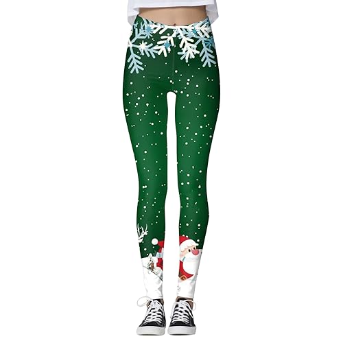 Winter-Kleidung-Damen, Stretch Blickdicht Thermohose mit Weihnachtsmotiven Sportleggins Damen Winterleggings Skinny Thermoleggings Sport Leggings Elastische Laufhose Weihnachten Strumpfhosen Winter-Kleidung-Damen, Stretch Blickdicht Thermohose mit Weihnachtsmotiven Sportleggins Damen Winterleggings Skinny Thermoleggings Sport Leggings Elastische Laufhose Weihnachten Strumpfhosen von Hsternexy