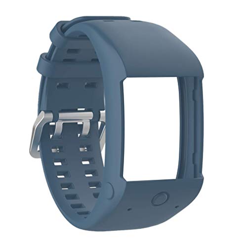 Huabao Armband Kompatibel mit Polar M600,Verstellbares Silikon Sport Strap Ersatzband für Polar M600 Smart Watch (Slate) von Huabao