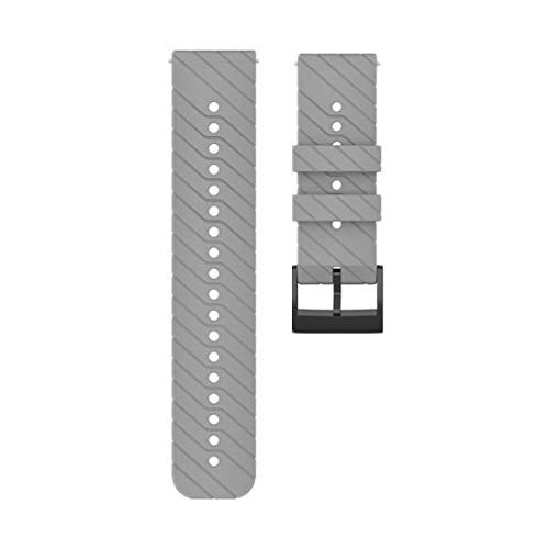 Huabao Armband Kompatibel mit Suunto 7/Suunto D5/Suunto 9,Verstellbares Silikon Sport Strap Ersatzband für Suunto 7/Suunto D5/Suunto 9 Smart Watch (Grau) von Huabao