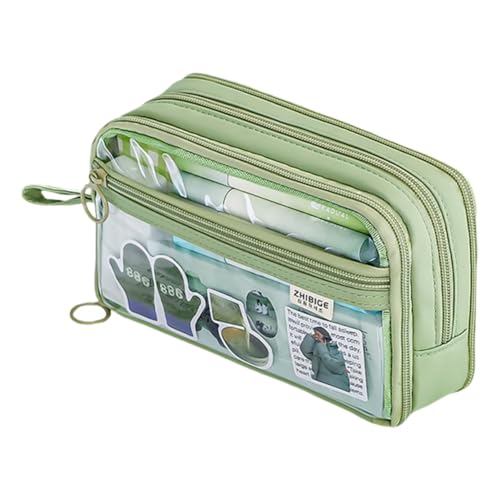 Huamengyuan Grossem Pencil case Federmäppchen Kinder Federtasche Fassungsvermögen Tragbare Stifttasche Mäppchen Federtaschen federmappe Tragbar Buntstifte Organizer Mädchen Jungen Schulmäppchen von Huamengyuan