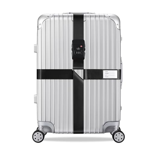 Einfach Zu Verwendende Kreuzpackgurte Für Koffer Mit Passwortsperre Verhindern Schäden Und Verlust Verstellbarer Gepäckgurt von Huaqgu