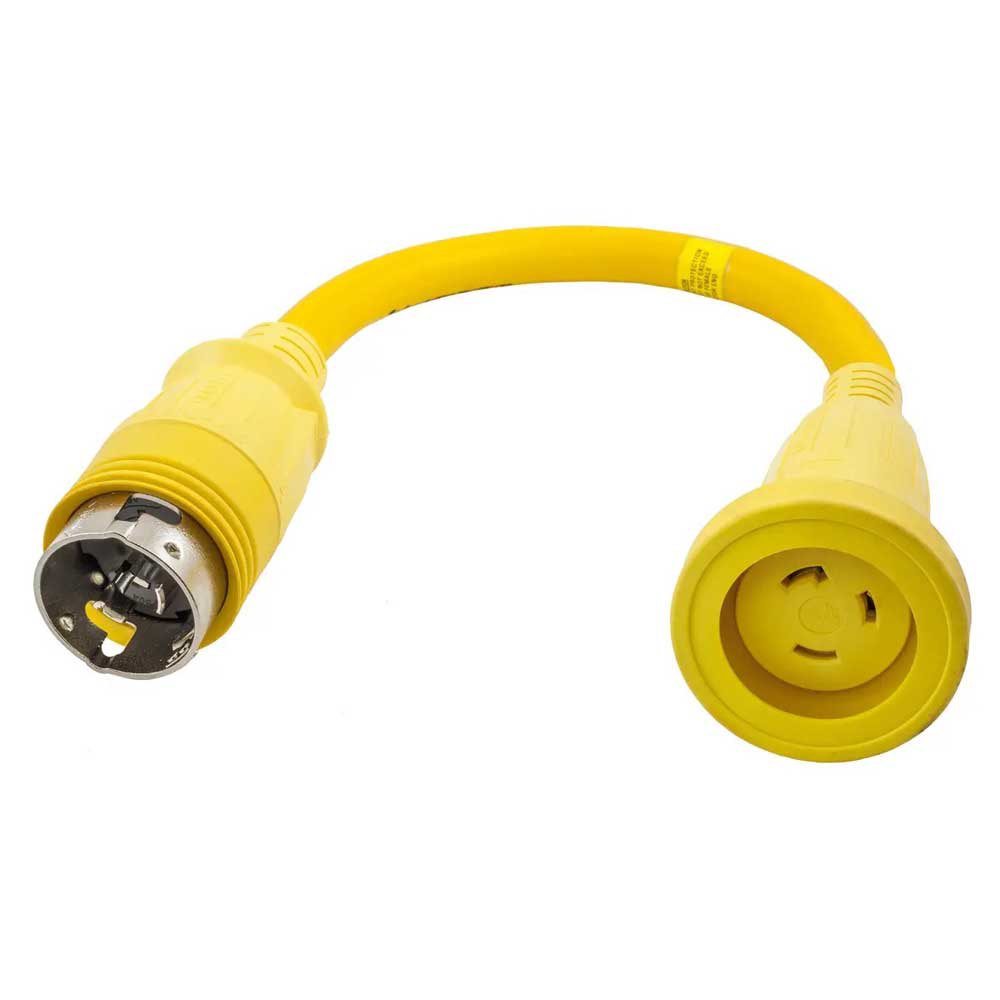 Hubbell Adapter Female Twist Lock To Male 125/twist Lock 30a 50a 125v 250v Gelb Hubbell Adapter Female Twist Lock To Male 125/twist Lock 30a 50a 125v 250v Gelb von Hubbell