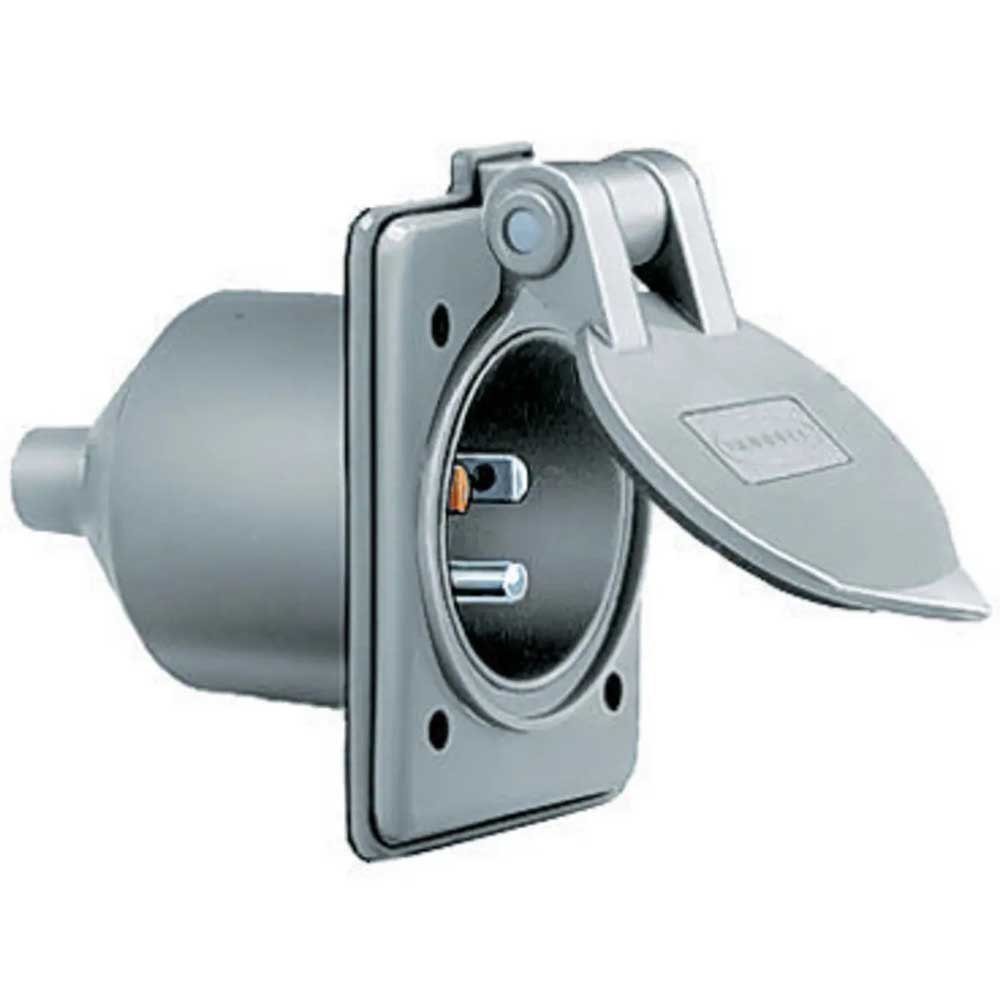 Hubbell Panel Mount Inlet 15a 125v Silber Hubbell Panel Mount Inlet 15a 125v Silber von Hubbell
