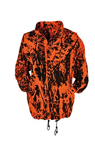 Hubertus Drückjagdjacke Warnjacke Signalorange wasserdicht & atmungsaktiv (4XL) von Hubertus