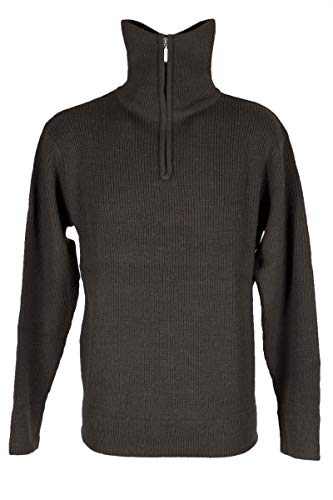 Hubertus Herren Freizeit Pullover CDM Troyer Oliv Größe 50 von Hubertus