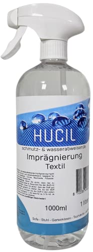 Hucil Imprägnierspray Textil - 1 Liter - Nano Imprägnierspray Sofa - Zelt - markisen - Jacken - pferdedecken - Cabrio - Outdoor - impregnierspray Textilien - 1 Liter Hucil Imprägnierspray Textil - 1 Liter - Nano Imprägnierspray Sofa - Zelt - markisen - Jacken - pferdedecken - Cabrio - Outdoor - impregnierspray Textilien - 1 Liter von Hucil