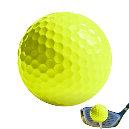 Hudhowks Golfbälle bunt,Farbige Golfbälle - Tragbarer Golfball | Golf-Wettkampfbälle, Golfbälle mit festem Kern, Langstrecken-Golfbälle für den Innen- und Außenbereich von Hudhowks