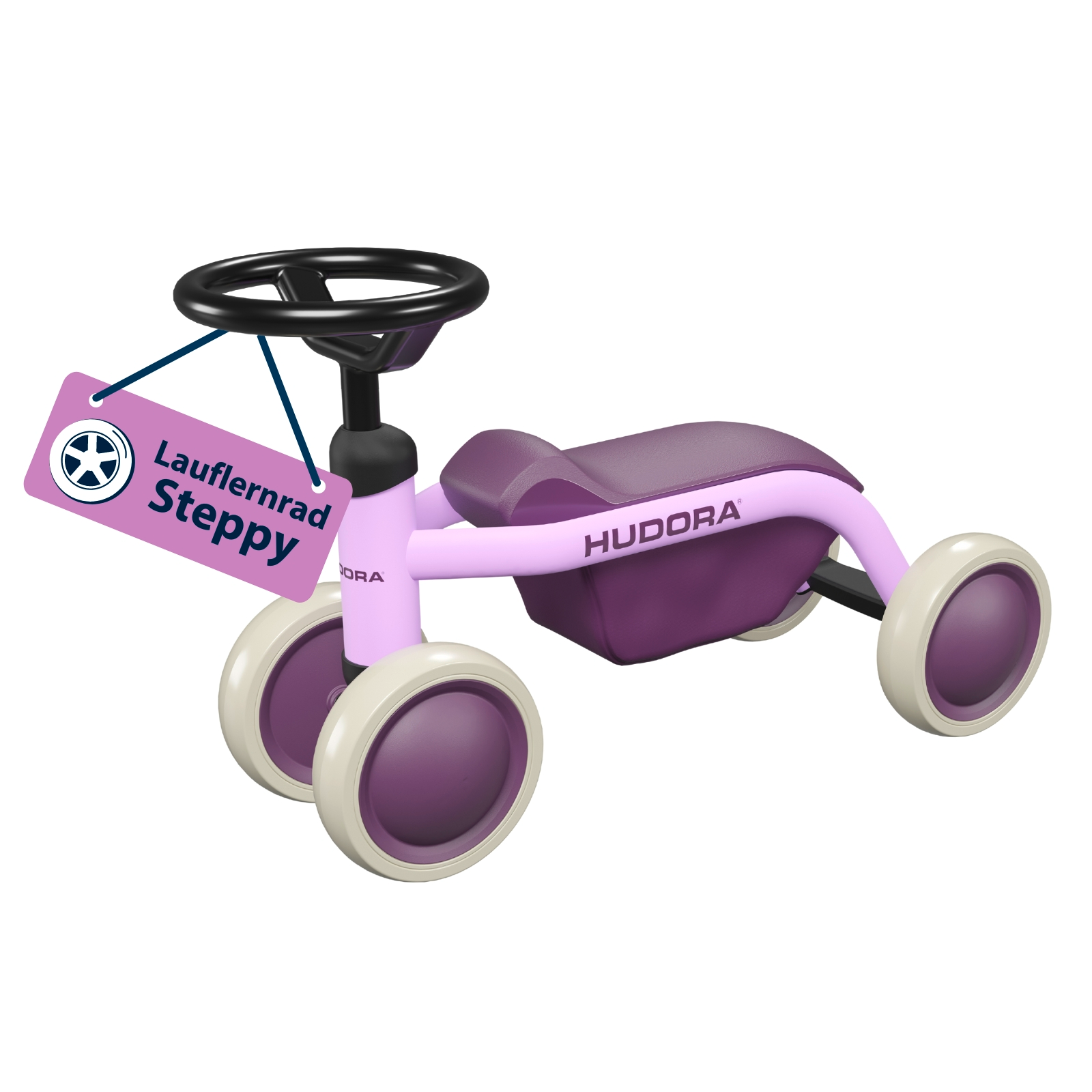 Hudora Laufrad Steppy, lavender von Hudora