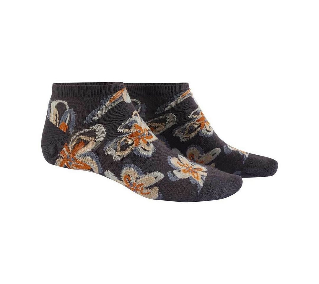 Hudson Basicsocken Modern Flower (1-Paar) Herren Sneaker Socken mit modernem Blumen-Muster von Hudson