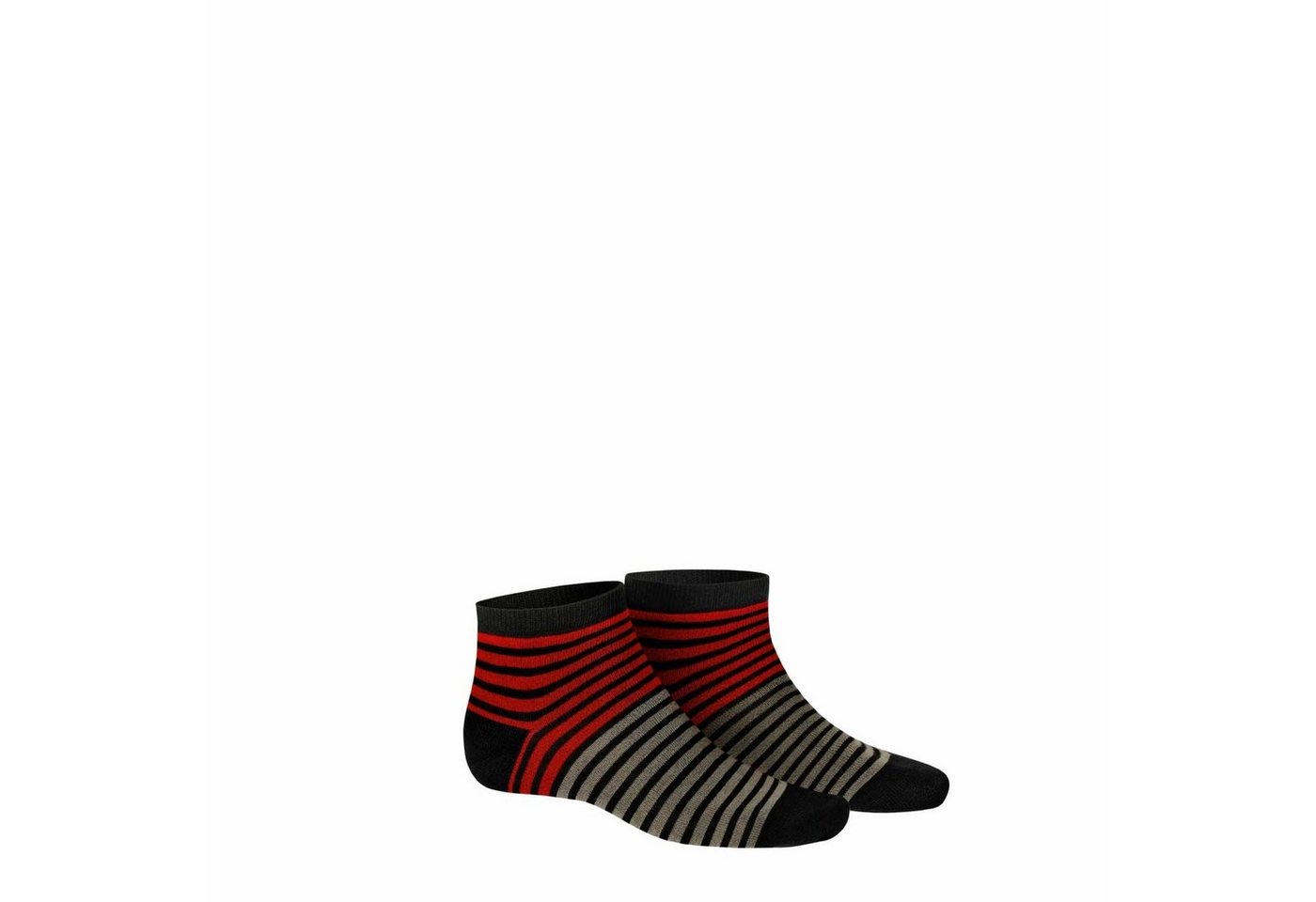 Hudson Basicsocken Twice (1-Paar) Herren Sneaker Socken mit Ringelmuster von Hudson