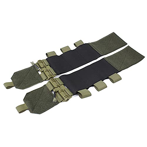 Huenco Elastische Weste Kummerbund Taktischer Schnellverschluss-Befestigungsgurt mit 3 AR-Magazintaschen von Huenco