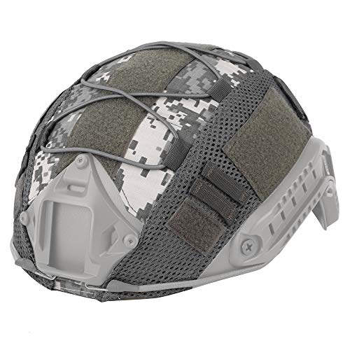 HDmirrorR Tactical Netting Helmbezug für Ops-Core Fast PJ Helme (Helm Nicht enthalten) von Huenco