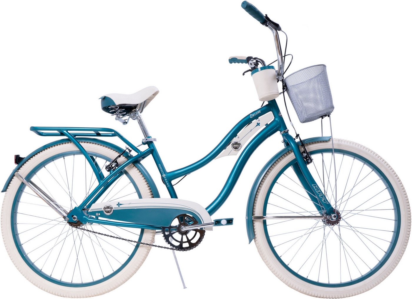 Huffy Cruiser Huffy Deluxe Cruiser Mattes Smaragdgrün 26-Zoll von Huffy