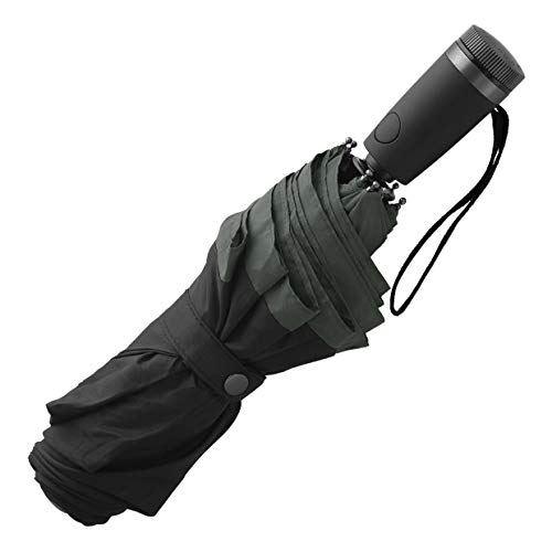 Hugo Boss Gear Regenschirm Taschenschirm aus Polyester in der Farbe Schwarz, Maße offen: Länge ca. 62 cm, Durchmesser ca. 104 cm, HUF007A von Hugo Boss