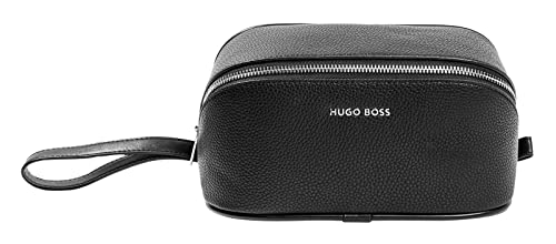 Hugo Boss Storyline Herren Kulturtasche aus Polyurethan und Polyester in der Farbe Schwarz, Maße: 21cm x 10cm x 11cm, HTC229A von HUGO BOSS