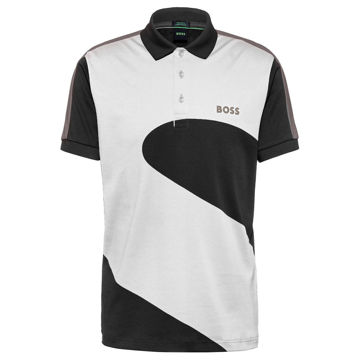 Hugo Boss Men's Paddy 8 Golf Polo Shirt, Mens, White, Medium | American Golf von Hugo Boss