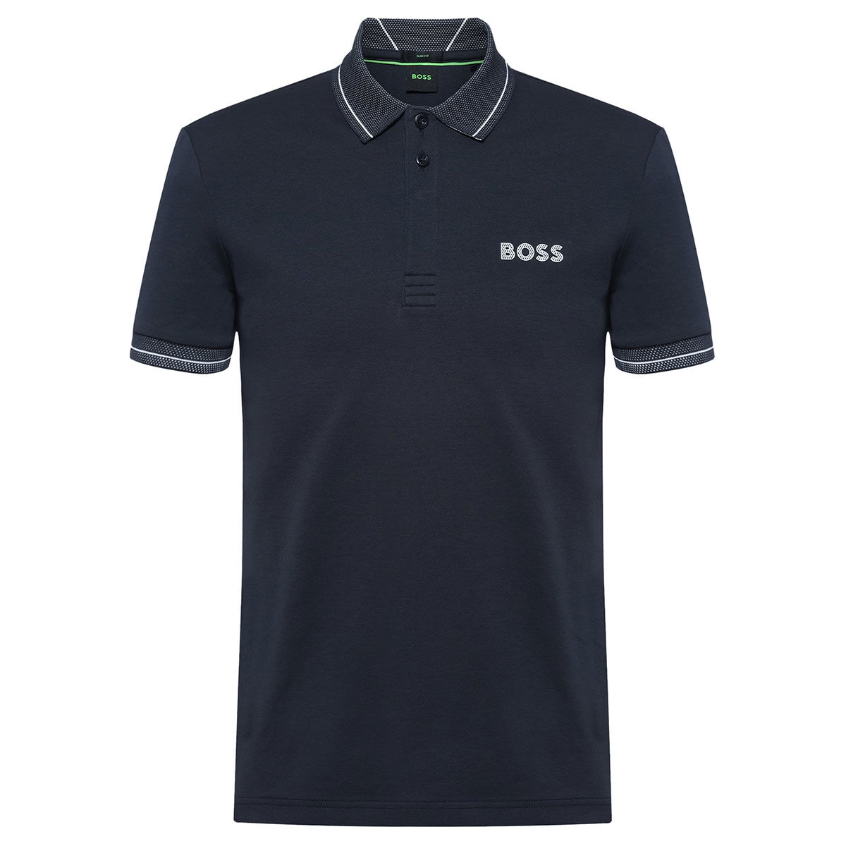 Hugo Boss Men's Paule 1 Golf Polo Shirt, Mens, Dark blue, Medium | American Golf von Hugo Boss