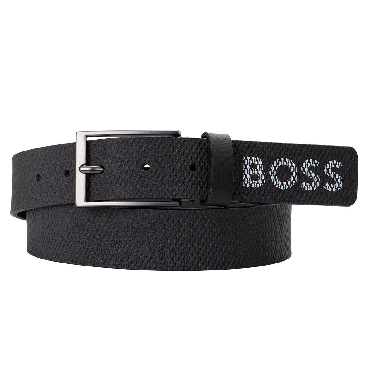 Hugo Boss Men's Tino Net Golf Belt, Mens, Black, 80 cm | American Golf von Hugo Boss