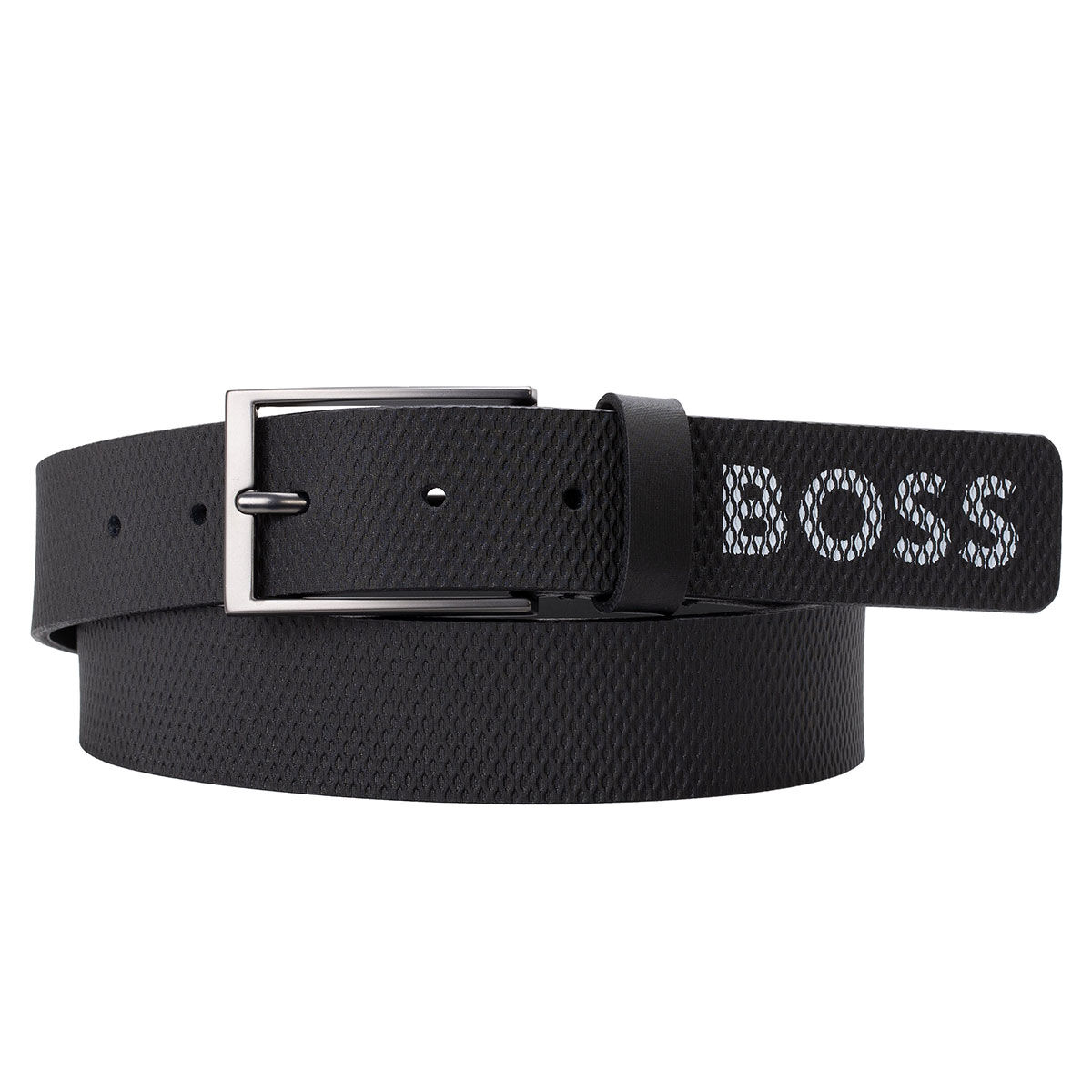 Hugo Boss Men's Tino Net Golf Belt, Mens, Black, 85 cm | American Golf von Hugo Boss