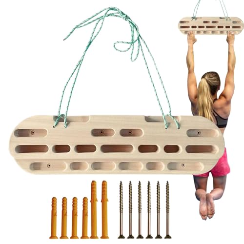 Trainingsboard, Kletterboard, Fingerboard, Griffboard, Portable Rock Climbing Hangboard,Enhance Finger Grip Strength,Einsteiger Klettertraining Griffbrett Klettern Geeignet Für Boulder Trainingsgeräte Trainingsboard, Kletterboard, Fingerboard, Griffboard, Portable Rock Climbing Hangboard,Enhance Finger Grip Strength,Einsteiger Klettertraining Griffbrett Klettern Geeignet Für Boulder Trainingsgeräte von Hugsweet