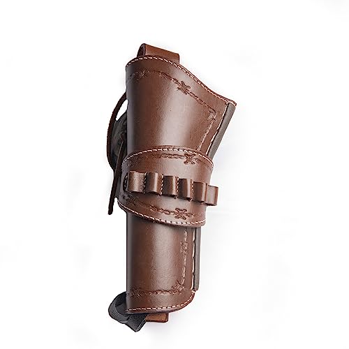 Hulara-Leder-Cowboy-Holster mit Munitionsschlaufen .45 Auto, 45 ACP und .44 Cal. Western Holster passend für 4" bis 8" Western Gun Belts Holster 45 Revolver Hulara-Leder-Cowboy-Holster mit Munitionsschlaufen .45 Auto, 45 ACP und .44 Cal. Western Holster passend für 4" bis 8" Western Gun Belts Holster 45 Revolver von Hulara
