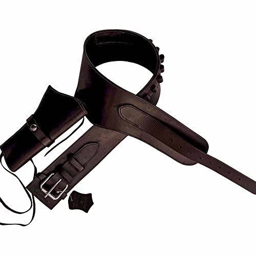 Hulara Vollnarben-DD-Harness-Western-Pistolenholster aus Buff-Leder für Männer, Heritage Rough Rider 357 Magnum-Holster, Cowboy-Pistolengürtel und Holster, .38/.357 Cal Revolverholster Hulara Vollnarben-DD-Harness-Western-Pistolenholster aus Buff-Leder für Männer, Heritage Rough Rider 357 Magnum-Holster, Cowboy-Pistolengürtel und Holster, .38/.357 Cal Revolverholster von Hulara