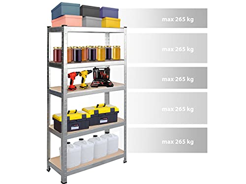 Humberg 4846 Schwerlastregal mit 5 Böden aus MDF 180 x 90 x 40 cm Humberg 4846 Schwerlastregal mit 5 Böden aus MDF 180 x 90 x 40 cm von Humberg