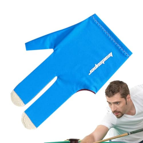 Humdcdy Billard-Handschuhe, Drei-Finger-Queue-Sporthandschuhe, weiche Poolhandschuhe, verbesserte Griffigkeit, Billard-Shooter-Handschuhe, Pool-Billard-Zubehör von Humdcdy