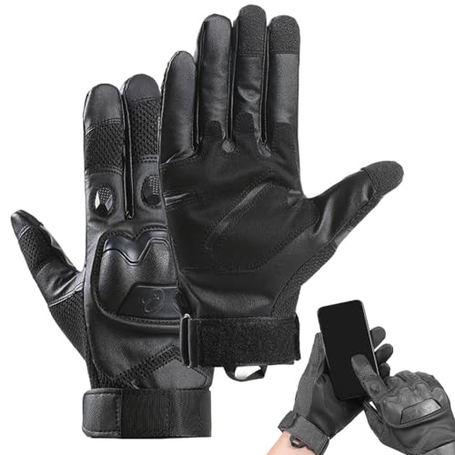 Humdcdy Motorradhandschuhe für Herren,Kampfhandschuhe - Touchscreen-Mountainbike-Handschuhe - rutschfeste Handschuhe, Motorrad-Reithandschuhe, atmungsaktive Kampfhandschuhe für Outdoor-Sportarten, von Humdcdy