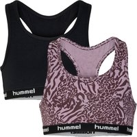 2er Pack hummel hmlCAROLINA Sport-BH Mädchen 3430 - windsor wine 146/152 2er Pack hummel hmlCAROLINA Sport-BH Mädchen 3430 - windsor wine 146/152 von Hummel
