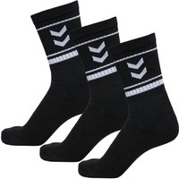 3er Pack hummel Stripe Crew-Socken 2001 - black 46-48 von Hummel