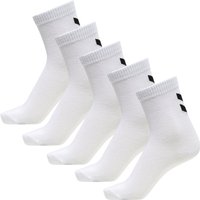 5er Pack hummel hmlMAKE MY DAY Socken Kinder 9801 - bright white 24-27 von Hummel