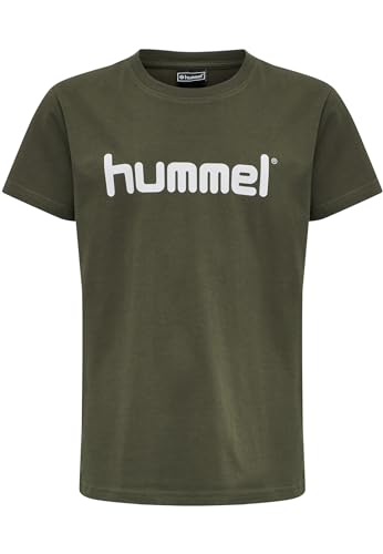 Hummel UNI_KIDS Hmlgo Kids Cotton Logo S/S T-Shirt, Grape Leaf, 14 Jahre EU von hummel